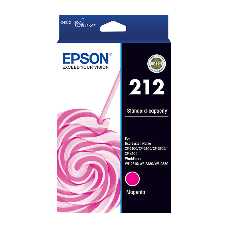Genuine Epson T02R392/212 Magenta Ink Cartridge