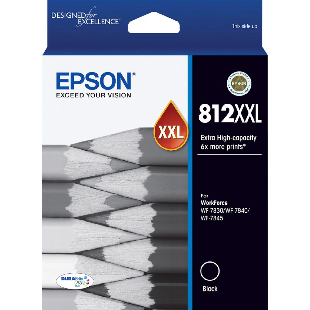 Genuine Epson 812XXL Black Ink Cartridge