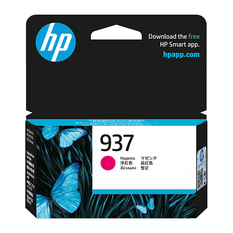 Genuine HP 937 Magenta (4S6W3NA) Ink Cartridge
