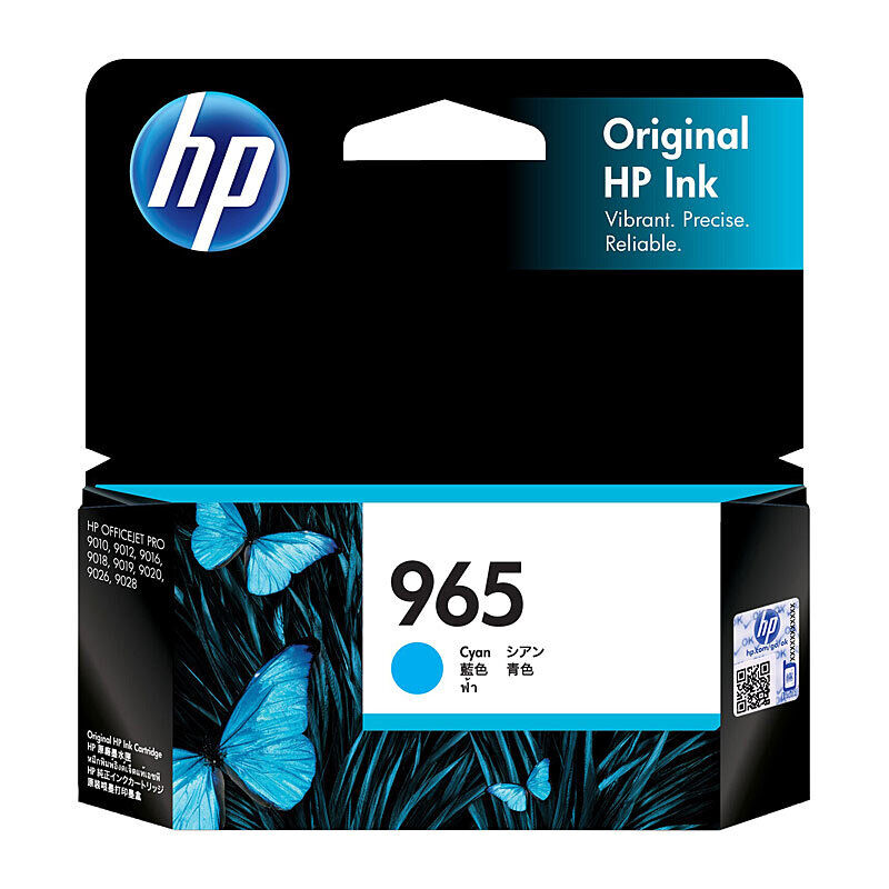 Genuine HP 965 Cyan 3JA77AA Ink Cartridge