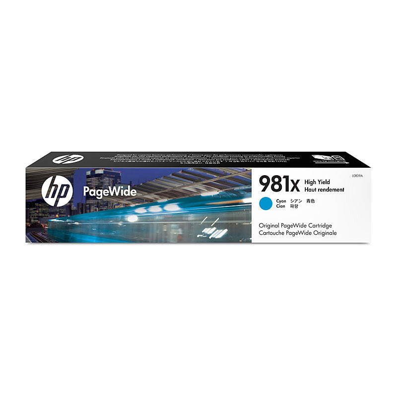 Genuine HP 981X Cyan (L0R09A) Ink Cartridge