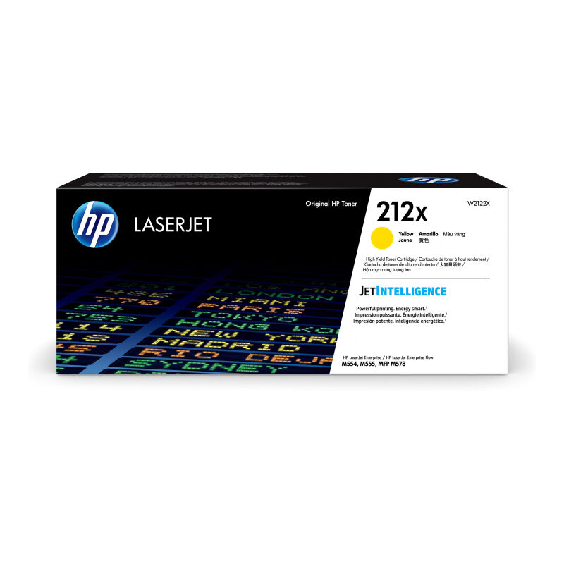 Genuine HP 212X W2122X Yellow Toner Cartridge