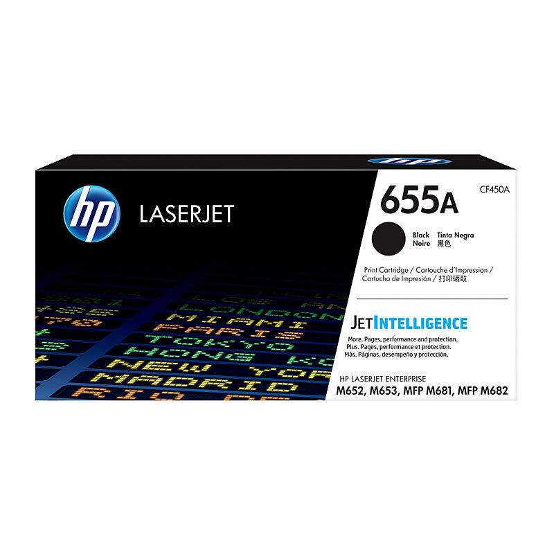 Genuine HP CF450A (655A) Black Toner Cartridge