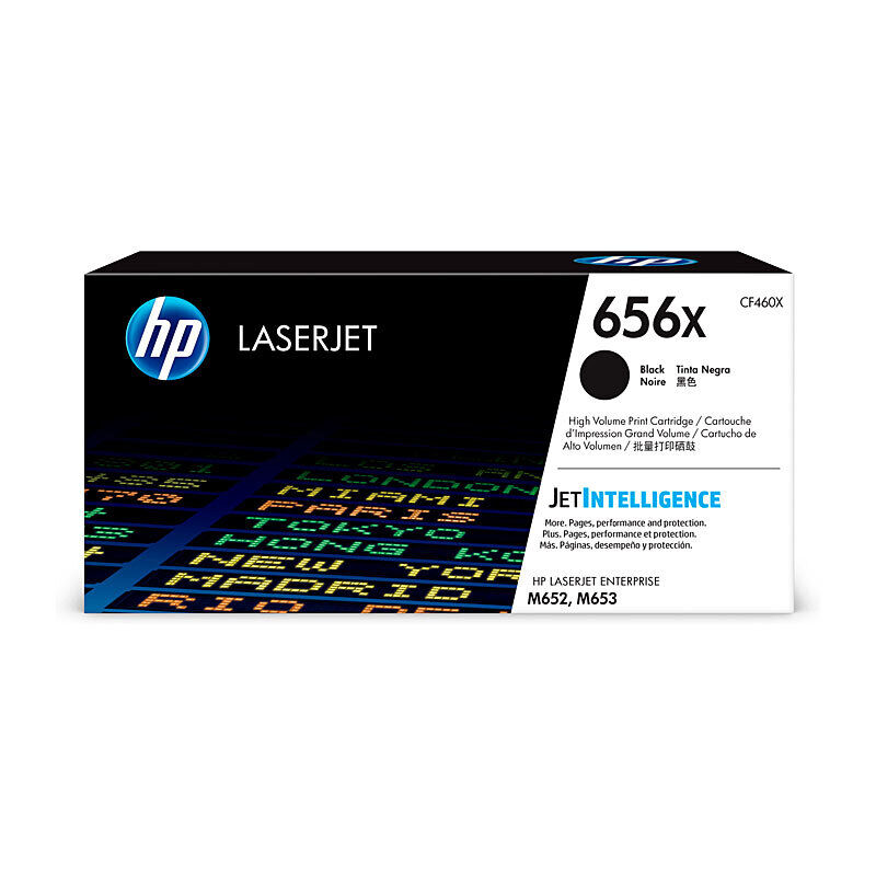 Genuine HP CF460X (656X) Black Toner Cartridge