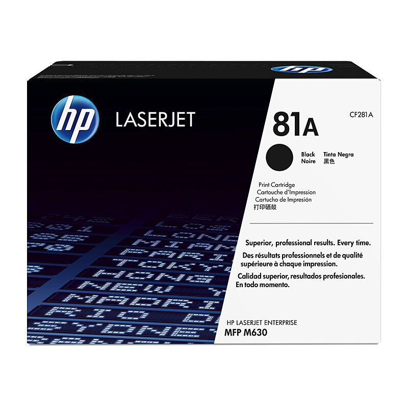 Genuine HP CF281A (81A) Black Toner Cartridge