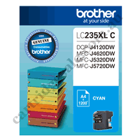 Genuine Brother LC235XLC Cyan Ink Cartridge