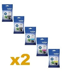 4 x Genuine Brother LC432 Black + 2 x LC432 C/M/Y Ink Cartridges
