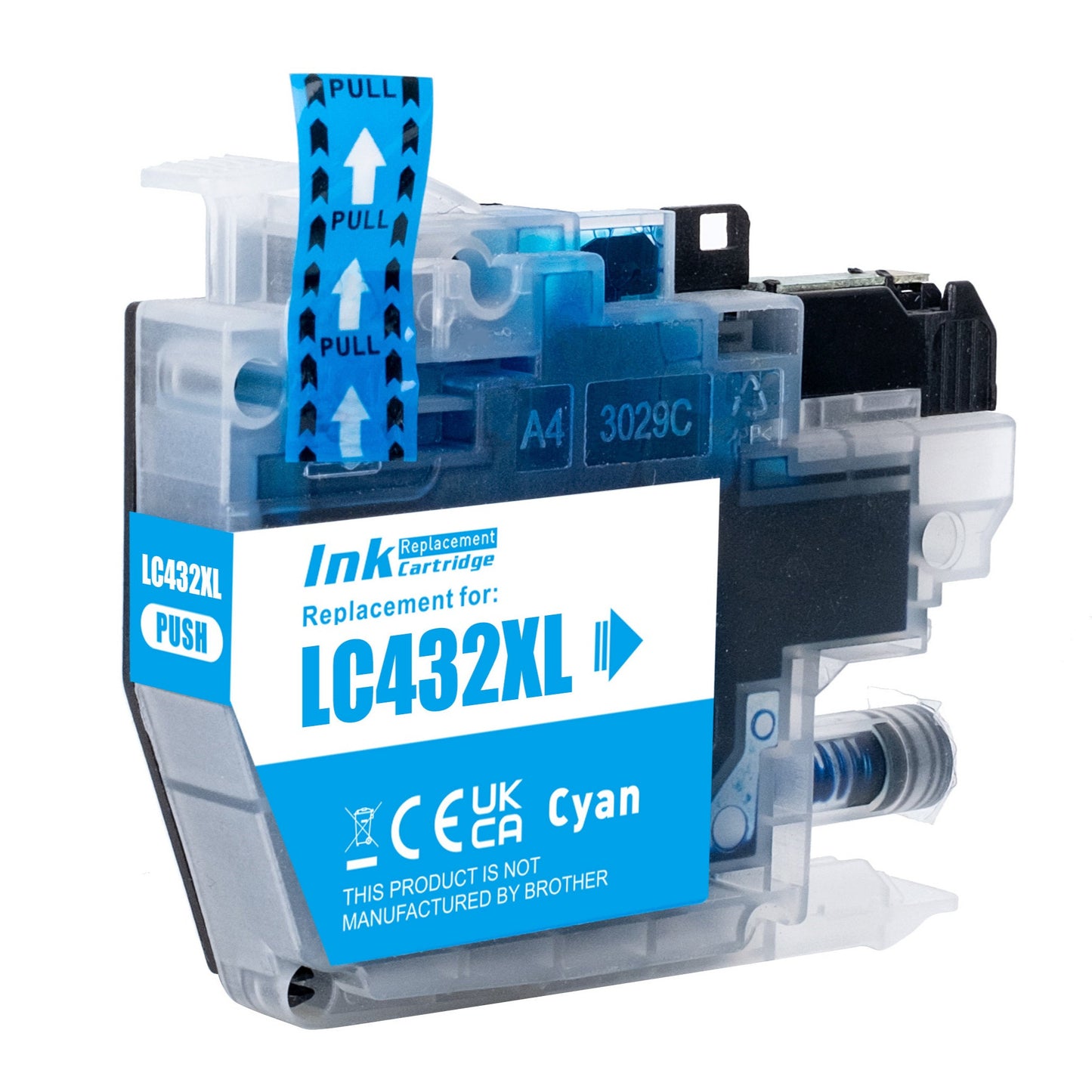 Compatible Brother LC432XLC Cyan