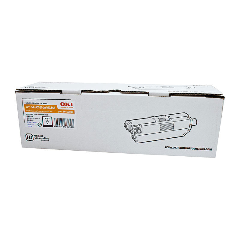 Genuine Oki 44469806 Black Toner Cartridge
