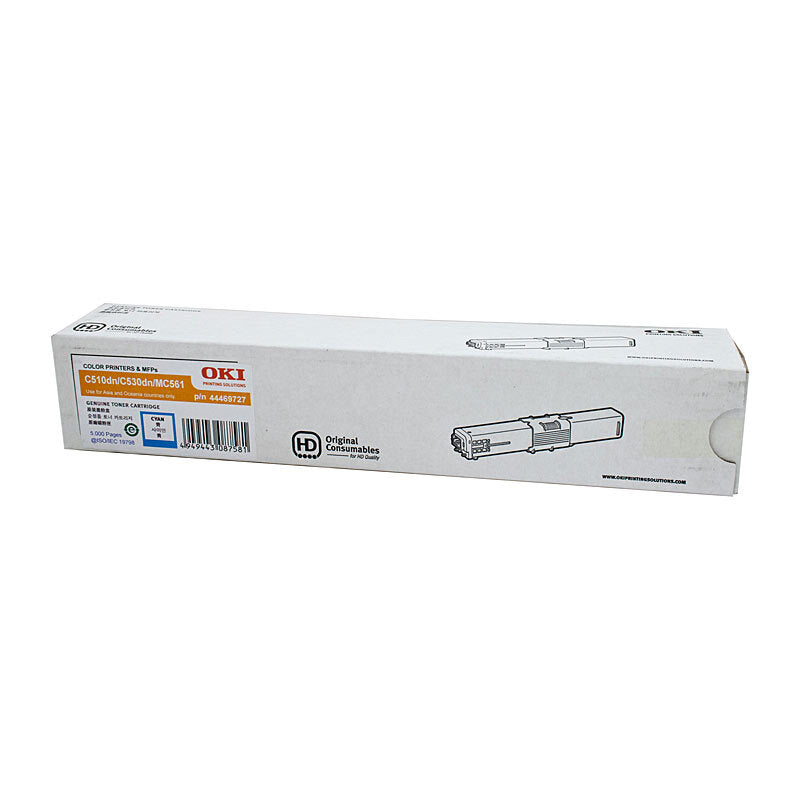 Genuine OKI 44469727 Cyan Toner Cartridge