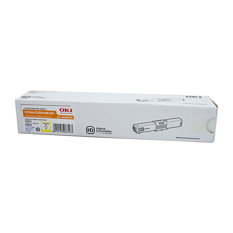 Genuine OKI 44469725 Yellow Toner Cartridge