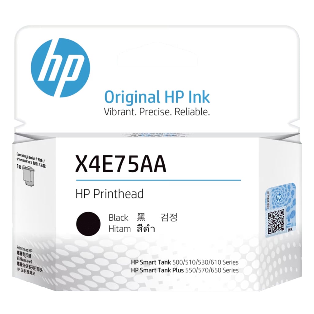 Genuine HP X4E75AA Black Printhead