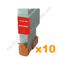 10 Compatible Canon BCI21BK Black Ink Cartridges