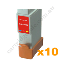 10 Compatible Canon BCI24C Color Ink Cartridges + Free Postage!