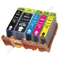 Any 5 Compatible Canon BCI3eBK BCI6BK/C/M/Y Ink Cartridges