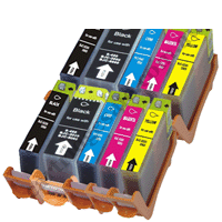 Any 10 Compatible Canon BCI3eBK, BCI6BK/C/M/Y Ink Cartridges