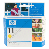 Genuine HP 11 Yellow (C4838AA) Ink Cartridge (29ml)