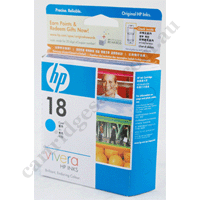 Genuine HP 18 Cyan (C4937A) Ink Cartridge