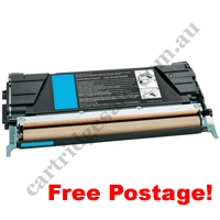 A Remanufactured Lexmark C5240CH Cyan High Yield Toner Cartridge