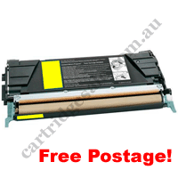A Remanufactured Lexmark C5240YH High Yield Yellow Toner Cartrid