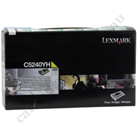 Genuine Lexmark C5240YH Yellow Toner Cartridge High Capacity