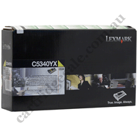 Genuine Lexmark C5340YX Extra High Yield Yellow Toner Cartridge