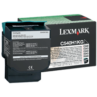 Genuine Lexmark C540H1KG High Yield Black Toner Cartridge