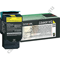 Genuine Lexmark C544X1YG Extra HY Yellow Toner Cartridge