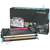 Genuine Lexmark C736H1MG Magenta Toner Cartridge