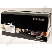 Genuine Lexmark C7700KS Black Toner Cartridge