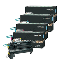 A Set Genuine Lexmark C792A1K/C/M/YG Toner Cartridges