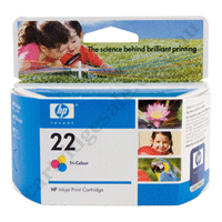 Genuine HP 22 (C9352AA) Colour Ink Cartridge