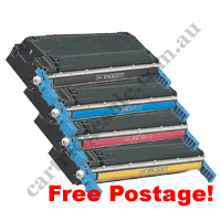 A Set Compatible HP C9730A - 33A Toner Cartridges B/C/M/Y