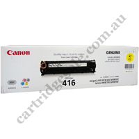 Genuine Canon CART416Y Yellow Toner Cartridge