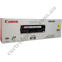 Genuine Canon CART418Y Yellow Toner Cartridge