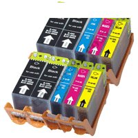 Any 10 Compatible Canon BCI3eBK BCI6C/M/Y Ink Cartridges