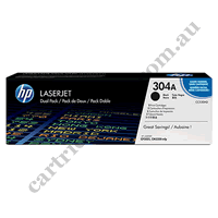 Genuine HP CC530AD Black Toner Twinpack