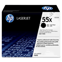 Genuine HP 55X (CE255X) Black Toner Cartridge