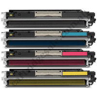 A Set Compatible Canon Cart329 Toner Cartridges B/C/M/Y