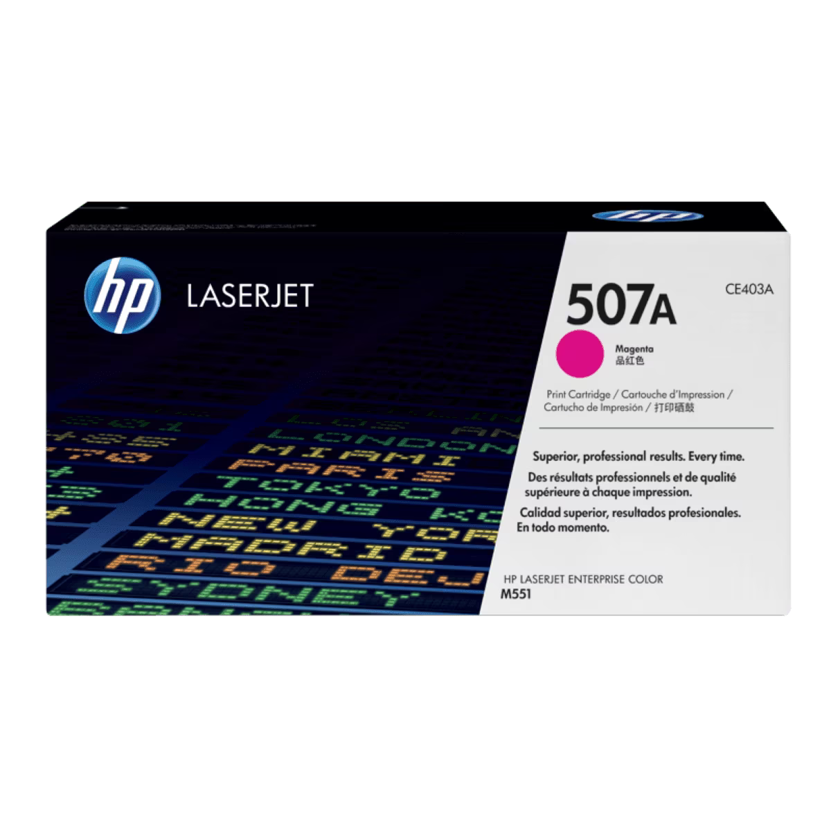 Genuine HP 507A Magenta CE403A Toner Cartridge