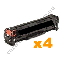 4 x Compatible HP CF380X (312X) Black Toner Cartridge