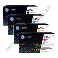 A Set Genuine HP CF320X CF321A-CF323A Toner Cartridges B/C/M/Y