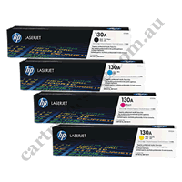 A Set Genuine HP CF350A - CF353A Toner Cartridges B/C/M/Y