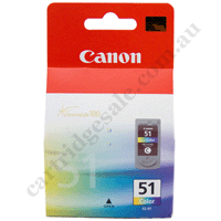Genuine Canon CL51 FINE Colour Ink Cartridge High Yield