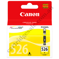 Genuine Canon CLI526Y Yellow Ink Cartridge