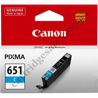 Genuine Canon CLI651C Cyan Ink Cartridge