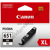 Genuine Canon CLI651XLBK Higy Yield Black Ink Cartridge