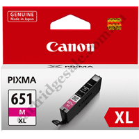 Genuine Canon CLI651XLM High Yield Magenta Ink Cartridge