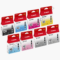 A Set of 8 Genuine Canon CLI42 Cartridges