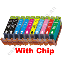 Any 10 Compatible Canon CLI8BK/C/M/Y/PC/PM/R/G Ink Cartridges